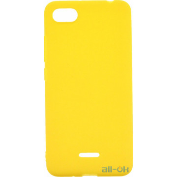 Чохол-накладка TOTO 1mm Matt TPU Case Xiaomi Redmi 6A Yellow