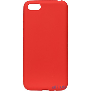 Чохол-накладка TOTO 1mm Matt TPU Case Huawei Y5 2018 Red