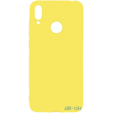 Чохол-накладка TOTO 1mm Matt TPU Case Huawei Y7 2019 Yellow