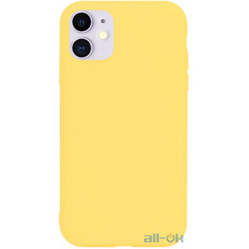 Чохол-накладка TOTO 1mm Matt TPU Case Apple iPhone 11 Yellow