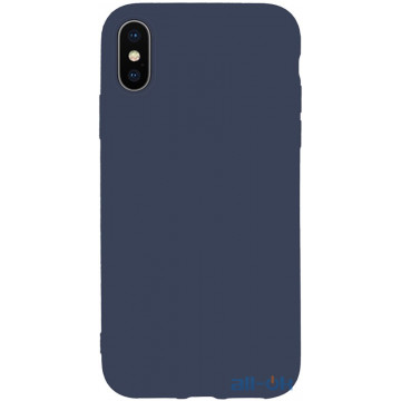 Чохол-накладка TOTO 1mm Matt TPU Case Apple iPhone X/XS Navy Blue