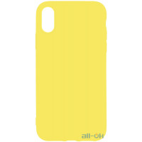Чохол-накладка TOTO 1mm Matt TPU Case Apple iPhone X/XS Yellow