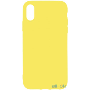 Чохол-накладка TOTO 1mm Matt TPU Case Apple iPhone X/XS Yellow