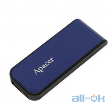 Флешка Apacer 64 GB AH334 Blue USB 2.0 (AP64GAH334U-1)