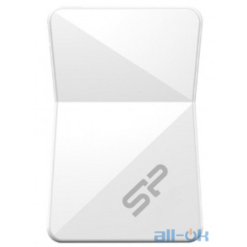 Флешка Silicon Power 32 GB Touch T08 White (SP032GBUF2T08V1W)