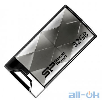 Флешка Silicon Power 32 GB Touch 850 Titanium SP032GBUF2850V1T