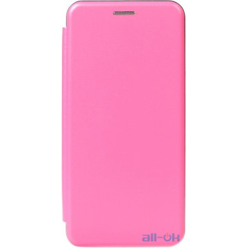 Чохол-книжка TOTO Book Rounded Leather Case Huawei Y6 2019 Rose Red