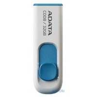 Флешка ADATA 32 GB C008 White/Blue
