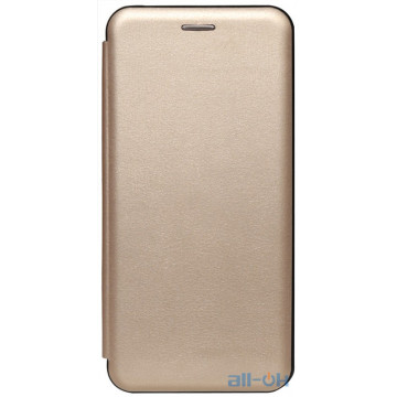 Чохол-книжка TOTO Book Rounded Leather Case Apple iPhone XS Max Gold