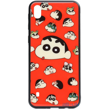 Чохол-накладка TOTO Cartoon Print Glass Case Samsung Galaxy A10 A monkey