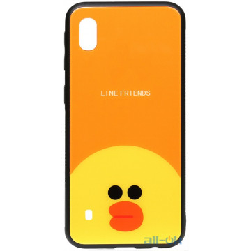 Чохол-накладка TOTO Cartoon Print Glass Case Samsung Galaxy A10 Line friends Sally