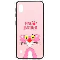 Чохол-накладка TOTO Cartoon Print Glass Case Samsung Galaxy A10 Pink Panther