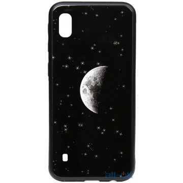 Чохол-накладка TOTO Cartoon Print Glass Case Samsung Galaxy A10 Starry Sky