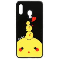 Чохол-накладка TOTO Cartoon Print Glass Case Samsung Galaxy A20/A30 Chicken Chick