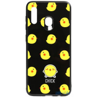 Чохол-накладка TOTO Cartoon Print Glass Case Samsung Galaxy A20/A30 Chick