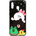 Чохол-накладка TOTO Cartoon Print Glass Case Samsung Galaxy A20/A30 Line friends all about — інтернет магазин All-Ok. фото 1