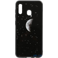 Чохол-накладка TOTO Cartoon Print Glass Case Samsung Galaxy A20/A30 Starry Sky