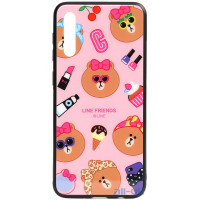 Чохол-накладка TOTO Cartoon Print Glass Case Samsung Galaxy A30s/A50/A50s Line friends Linc