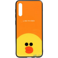 Чохол-накладка TOTO Cartoon Print Glass Case Samsung Galaxy A30s/A50/A50s Line friends Sally
