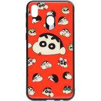 Чохол-накладка TOTO Cartoon Print Glass Case Samsung Galaxy A40 A monkey
