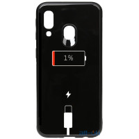Чохол-накладка TOTO Cartoon Print Glass Case Samsung Galaxy A40 Battery Charge