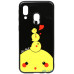 Чохол-накладка TOTO Cartoon Print Glass Case Samsung Galaxy A40 Chicken Chick — інтернет магазин All-Ok. фото 1
