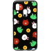 Чохол-накладка TOTO Cartoon Print Glass Case Samsung Galaxy A40 Line friends Black — інтернет магазин All-Ok. фото 1