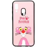 Чохол-накладка TOTO Cartoon Print Glass Case Samsung Galaxy A40 Pink Panther