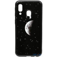 Чохол-накладка TOTO Cartoon Print Glass Case Samsung Galaxy A40 Starry Sky