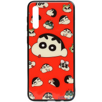Чохол-накладка TOTO Cartoon Print Glass Case Samsung Galaxy A70 A monkey