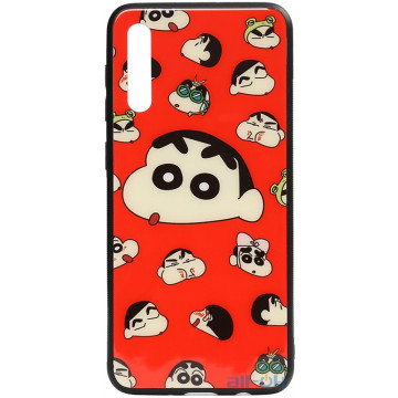 Чохол-накладка TOTO Cartoon Print Glass Case Samsung Galaxy A70 A monkey