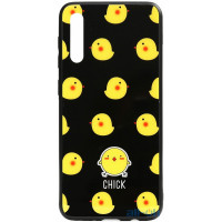 Чохол-накладка TOTO Cartoon Print Glass Case Samsung Galaxy A70 Chick