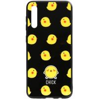 Чохол-накладка TOTO Cartoon Print Glass Case Samsung Galaxy A70 Chick