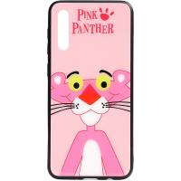 Чохол-накладка TOTO Cartoon Print Glass Case Samsung Galaxy A70 Pink Panther