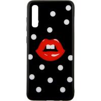 Чохол-накладка TOTO Cartoon Print Glass Case Samsung Galaxy A70 Red Lips