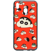 Чохол-накладка TOTO Cartoon Print Glass Case Samsung Galaxy M20 A monkey			