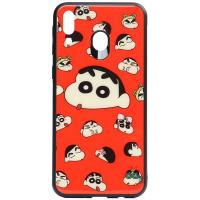 Чохол-накладка TOTO Cartoon Print Glass Case Samsung Galaxy M20 A monkey			
