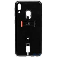 Чохол-накладка TOTO Cartoon Print Glass Case Samsung Galaxy M20 Battery Charge