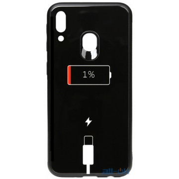 Чохол-накладка TOTO Cartoon Print Glass Case Samsung Galaxy M20 Battery Charge