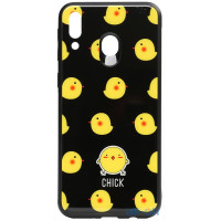 Чохол-накладка TOTO Cartoon Print Glass Case Samsung Galaxy M20 Chick