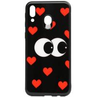 Чохол-накладка TOTO Cartoon Print Glass Case Samsung Galaxy M20 Just Eatit