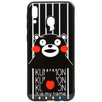 Чохол-накладка TOTO Cartoon Print Glass Case Samsung Galaxy M20 Kumamon