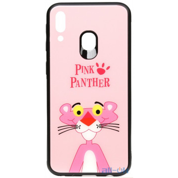 Чохол-накладка TOTO Cartoon Print Glass Case Samsung Galaxy M20 Pink Panther