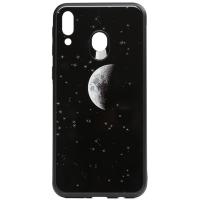 Чохол-накладка TOTO Cartoon Print Glass Case Samsung Galaxy M20 Starry Sky