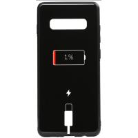 Чохол-накладка TOTO Cartoon Print Glass Case Samsung Galaxy S10 Battery Charge