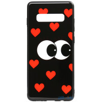 Чохол-накладка TOTO Cartoon Print Glass Case Samsung Galaxy S10 Just Eatit