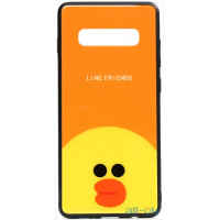 Чохол-накладка TOTO Cartoon Print Glass Case Samsung Galaxy S10 Line friends Sally
