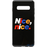 Чохол-накладка TOTO Cartoon Print Glass Case Samsung Galaxy S10 Nice, nice.
