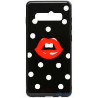 Чохол-накладка TOTO Cartoon Print Glass Case Samsung Galaxy S10 Red Lips