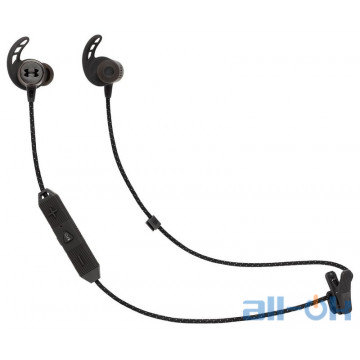 Навушники з мікрофоном JBL Under Armour Sport Wireless BT React Black UAJBLREACTBLK